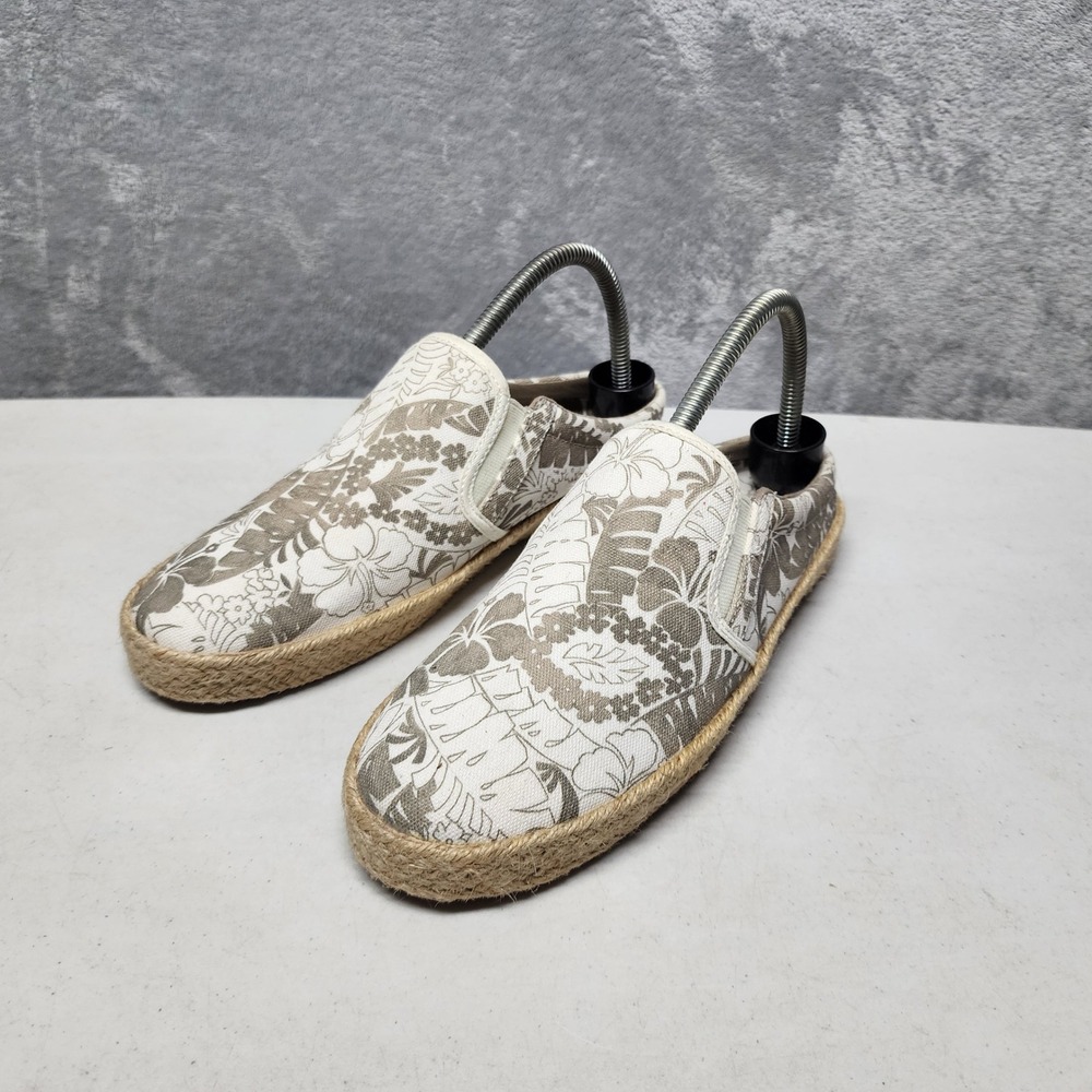 Tommy Bahama Mules Shoes Womens Size 8 Tropical Floral Canvas Slip On Espadrille - Picture 11 of 12